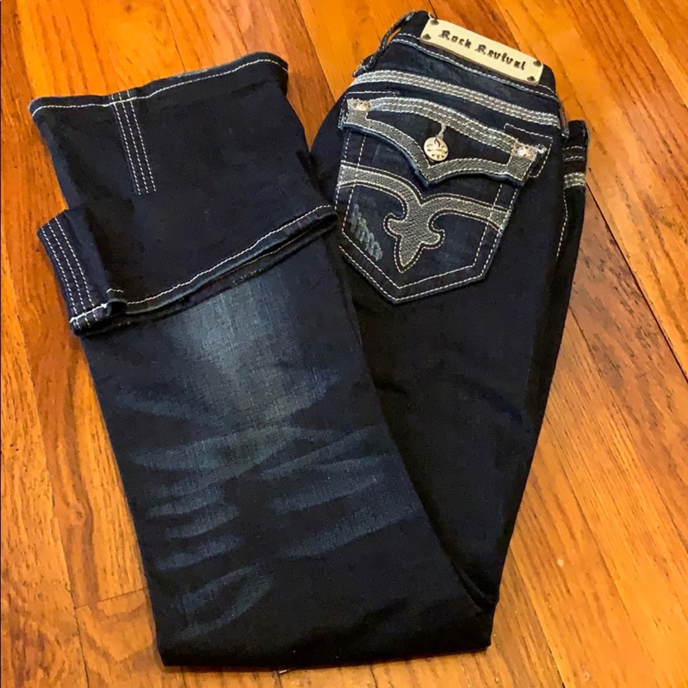Size 29 Rock Revival Jeans Maggie Boot